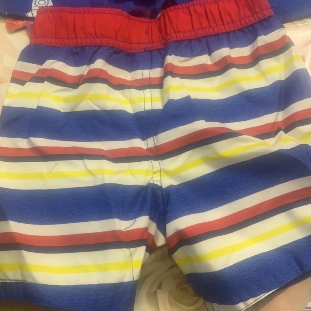 PJ Mask & Nasa Boys Swim Trunks/Shorts Bundle 3T UPF 50+ Vacation Summer
